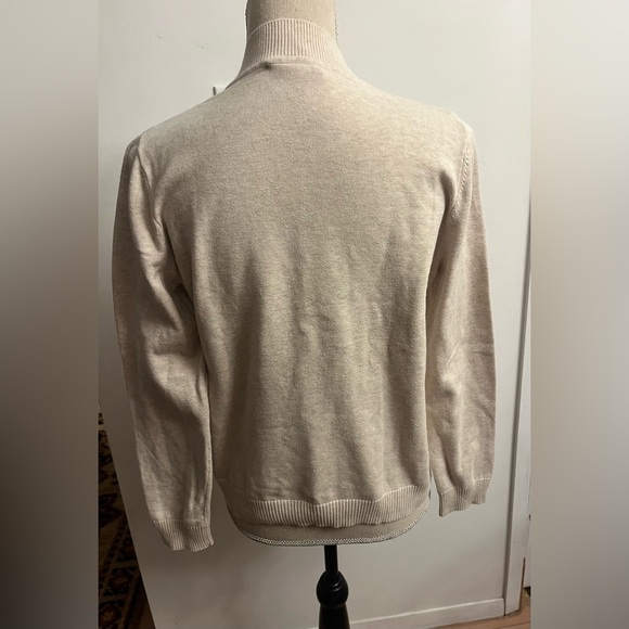 Northern Reflections Women’s Mock turtleneck Oatmeal Beige Medium Petite - Picture 2 of 7